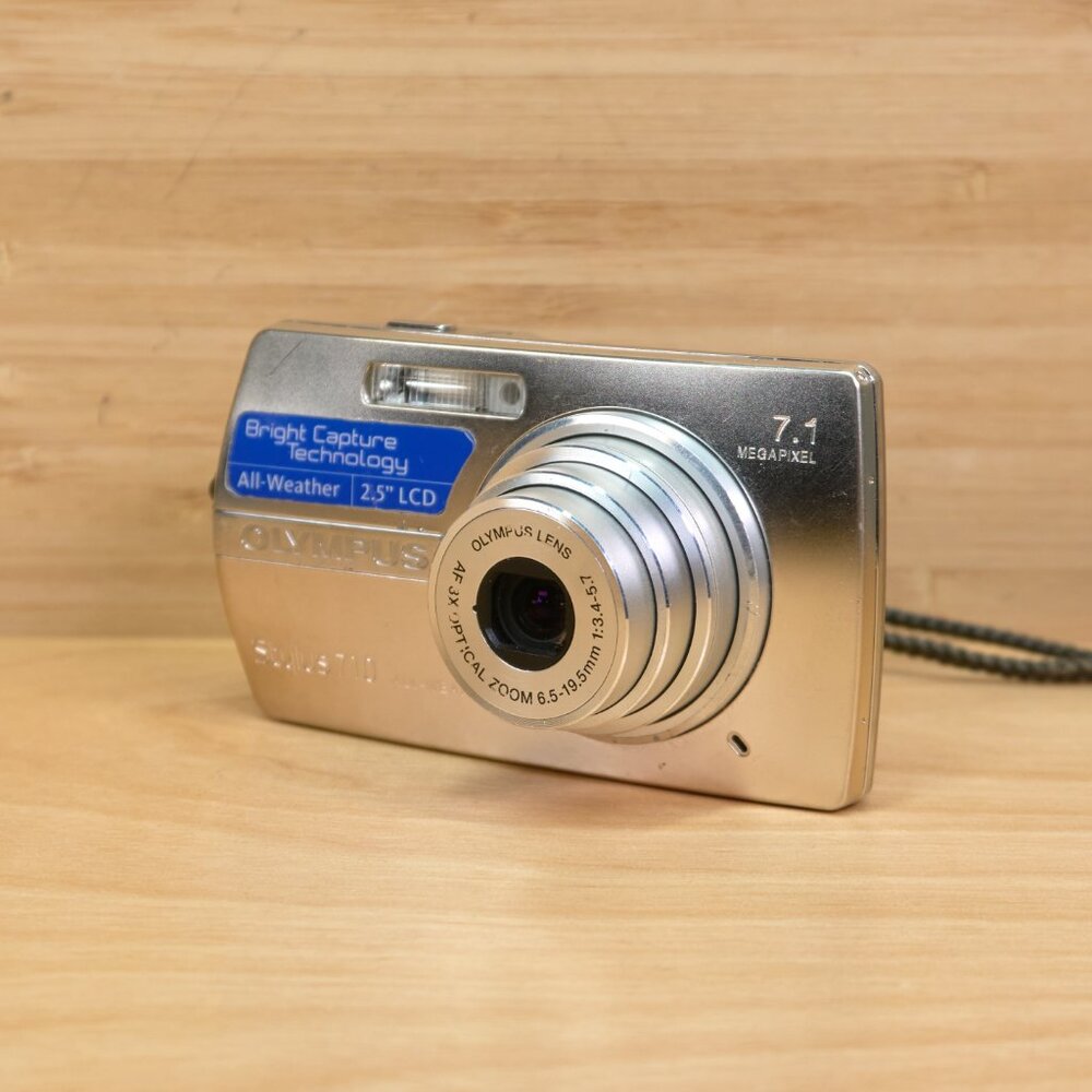 Olympus Stylus 710 7.1MP Digital Camera | Ultra Slim | 3X Optical Zoom